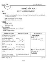 Giáo án Hình học lớp 7 - Tiết 37 đến tiết 45