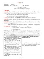 Kế hoạch hoạt động giáo dục ngoài giờ lên lớp - Chủ điểm tháng 11: Tôn sư trọng đạo