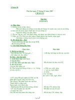 Giáo án tổng hợp Tuần thứ 28 năm 2007 - Lớp 1