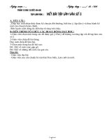 Giáo án Ngữ Văn Lớp 6 - Tuần 13 đến 17 - Năm học 2010-2011