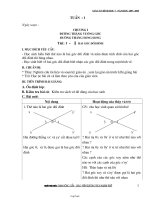 Bài giảng môn học Hình học lớp 7 - Tuần 1 - Tiết 1: Hai góc đối đỉnh (tiết 4)