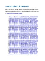 Mẫu Content Chạy Facebook Ads dân văn phòng