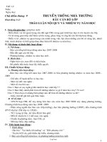 Giáo án Hoạt động ngoài giờ lên lớp 7 (7)