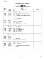 Giáo án bài học Tuần 35 Lớp 4