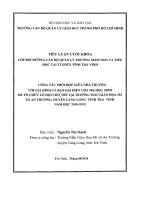 CÔNG TÁC PHỘI HỌP GIỮA NHÀ TRƯỜNG, GIA ĐÌNH VÀ HỘI  CHA MẸ HỌC SINH ĐỂ TỔ CHỨC LỄ HỌI CHO TRẺ TẠI TRƯỜNG MẪU GIÁO