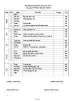 Giáo án tổng hợp Tuần học 6 - Lớp 3 năm 2011