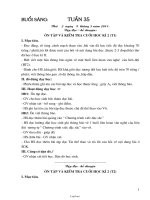 Giáo án Lớp 3 Tuần 35 - Buổi sáng - Trường Tiểu học Thị trấn Tây Sơn