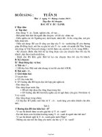 Giáo án Lớp 3 Tuần 31 - Buổi sáng - Trường Tiểu học Thị trấn Tây Sơn