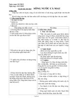 Giáo án tự chọn môn Ngữ văn Lớp 6 - Năm học 2011-2012