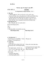 Giáo án Sáng Lớp 2 - Tuần 1 - Năm học 2007-2008