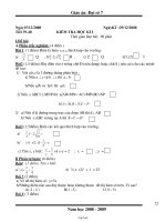 Giáo án Đại số khối 7 - Tiết 39 đến tiết 50