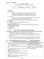 Giáo án học kì I Vật lý Khối 8 - Năm học 2010-2011