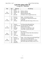 Giáo án Lớp 3 Tuần 29 - Trường TH Phan Đình Phùng