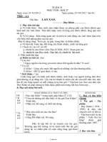 Giáo án Ngữ văn Lớp 6 - Tuần 31 - Năm học 2012-2013