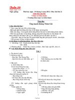 Giáo án tổng hợp Tuần 20 Lớp 2 năm học 2011