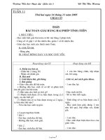 Giáo án Lớp 3 - Tuần 11-12 - Năm học 2008-2009 - Đỗ Thị Thu Hương