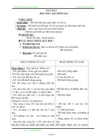 Giáo án Lớp 3 Tuần 5 - Trường TH Lộc Hòa