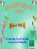 Phân số và phép chia số tự nhiên (tiếp theo)