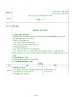 Giáo án tổng hợp Tuần thứ 32 năm 2006 - Lớp 1