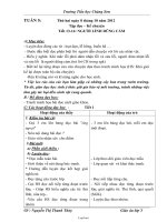 Giáo án Lớp 3 Tuần 5 - Trường Tiểu học Chàng Sơn