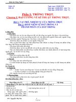 Giáo án Công nghệ 7 tuần 1 đến 11