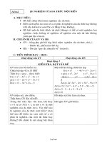 Giáo án Đại số 7 tiết 62 đến 64