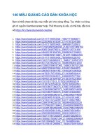 Mẫu Content Chạy Facebook Ads các khóa học