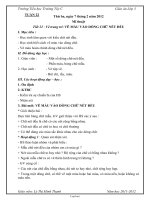 Giáo án tổng hợp Tuần học số 22 - Lớp 3 năm 2012