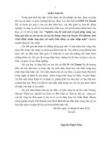 (Luận văn thạc sĩ) Nghiên cứu đề xuất một số giải pháp nâng cao hiệu quả đầu tư cho dự án cải tạo hệ thống sông trục huyện Yên Khánh, tỉnh Ninh Bình