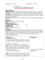 Bài giảng Môn Lịch sử 6 - Tiết 1 - Bài 1: Sơ lược về môn thi lịch sử