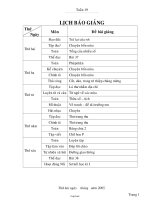 Giáo án Tổng hợp Lớp 2 - Tuần 19 - Năm học 2005-2006