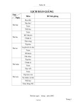 Giáo án Tổng hợp Lớp 2 - Tuần 16 - Năm học 2005-2006