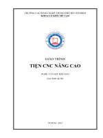 GIÁO TRÌNH TIỆN CNC NÂNG CAO