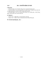 Giáo án môn Vật lý Khối 8 - Chương trình cả năm (bản đẹp)