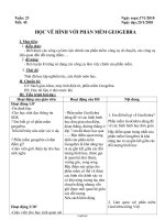 Giáo án Tin học 8 - Tiết 45-50 - Năm học 2009-2010