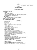 Giáo án Lớp 3 - Tập 1 - Năm học 2006-2007