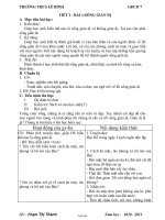 Giáo án Giáo dục công dân 7 cả năm - Trường THCS Lê Bình