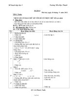 Giáo án Lớp 3 Tuần 5 - GV: Lê Phước Tuấn - Trường Tiểu Học Thanh