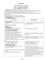 Giáo án tổng hợp Tuần số 8 - Lớp 3 năm học 2011