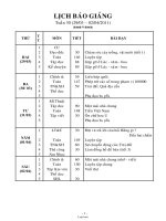 Giáo án tổng hợp Tuần 30 năm 2011 - Lớp 3