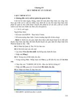 QUY TRÌNH XỬ LÝ CUỐI KỲ. Hướng dẫn xử lý cuối kỳ phân hệ quản lý thu Cuối kỳ kế toán