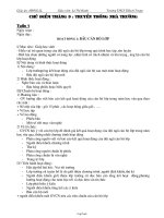 Giáo án Hoạt động ngoài giờ lên lớp 7 - Trường THCS Thạch Trung