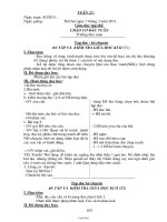 Giáo án tổng hợp Tuần thứ 27 - Lớp 3 năm 2011