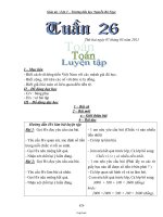 Giáo án Lớp 3 Tuần 26 - Trường TH Nguyễn Bá Ngọc