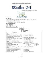 Giáo án Lớp 3 Tuần 24 - Trường TH Nguyễn Bá Ngọc