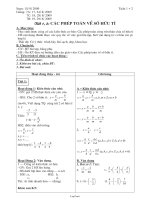 Giáo án Tự chọn lớp 7 - Tiết 1 đến tiết 35