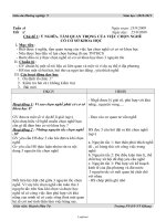 Giáo án Hướng nghiệp Lớp 9 - Chương trình cả năm - Năm học 2010-2011 - Huỳnh Hữu Tứ