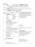 tiet 43  tiếng anh 6 sách cũ  đỗ thị mua  thư viện giáo án điện tử