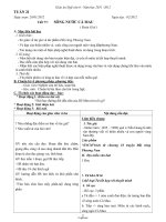 Giáo án Ngữ văn Lớp 6 - Tuần 21 trở đi - Năm học 2011-2012