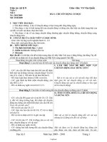 Giáo án học kì I Vật lí Lớp 8 - Năm học 2009-2010 - Võ Văn Quốc